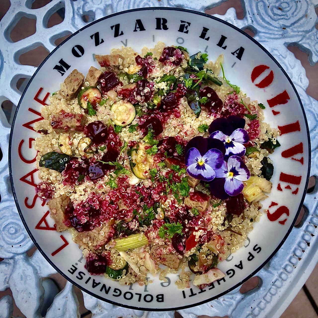 You are currently viewing Roasted veg and soya bowl