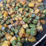 Bhinda and Potato Curry